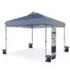 Sunshine Valley 10-ft x 10-ft Square Gray Blue Pop-up canopy