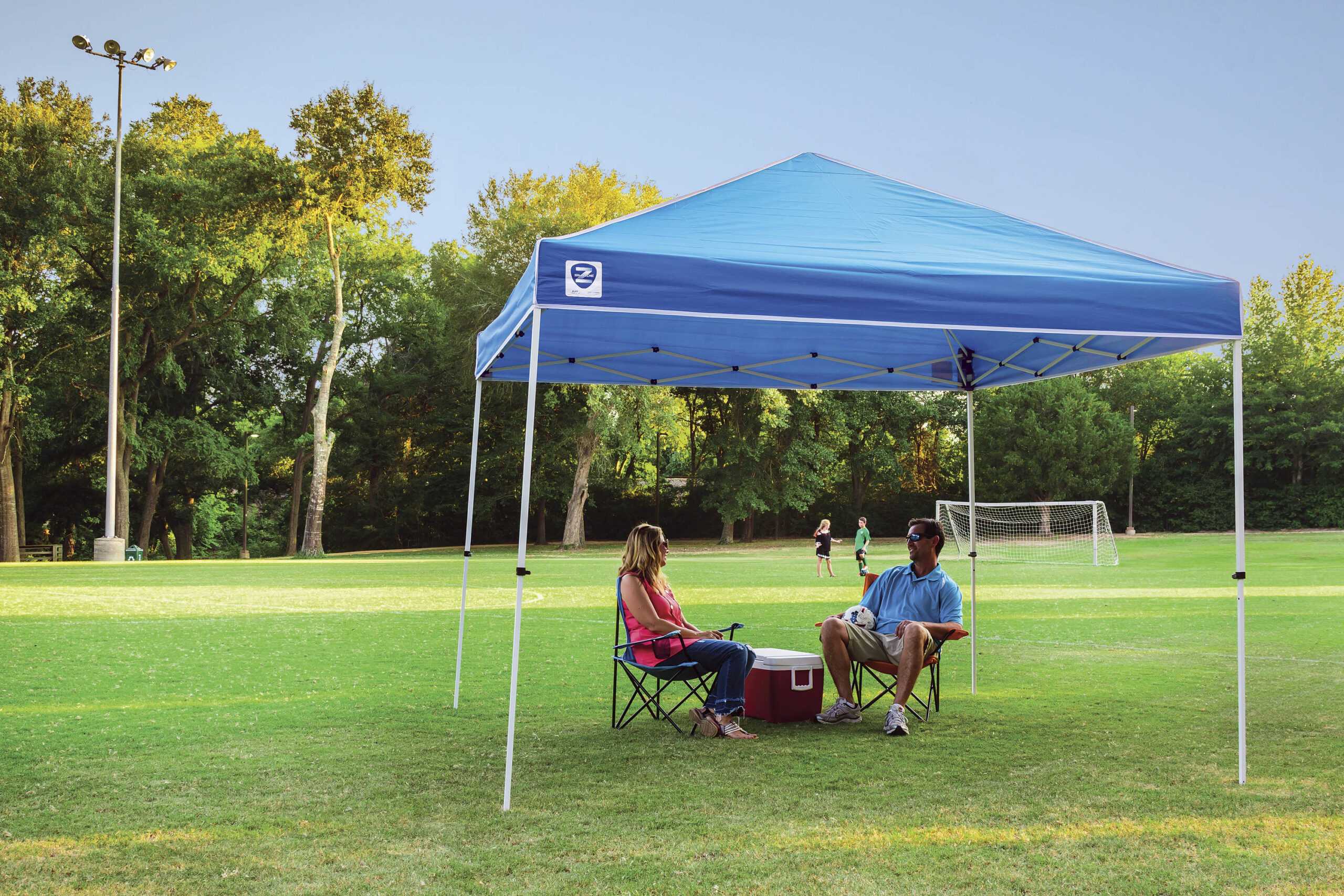 Z-Shade 10-ft x 10-ft Square White Pop-up canopy