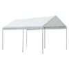 ShelterLogic 20-ft x 10-ft Rectangle White Party canopy