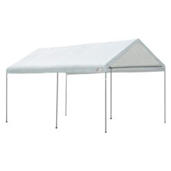 ShelterLogic 20-ft x 10-ft Rectangle White Party canopy