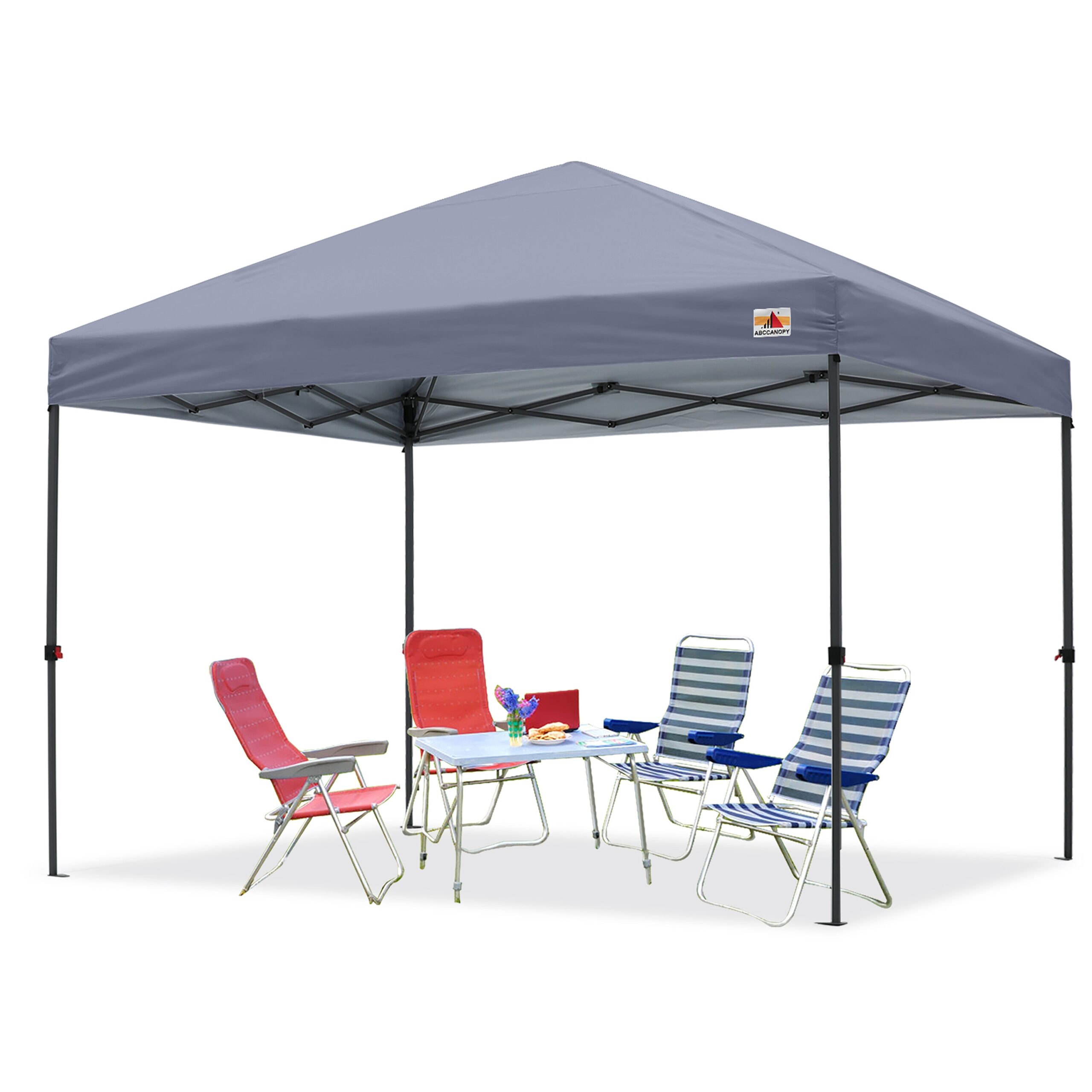ABCCANOPY 10-ft x 10-ft Square Gray Pop-up canopy