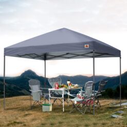 ABCCANOPY 10-ft x 10-ft Square Gray Pop-up canopy