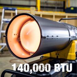 DEWALT 140000 -BTU Forced Air Kerosene Multi-fuel Construction Heater