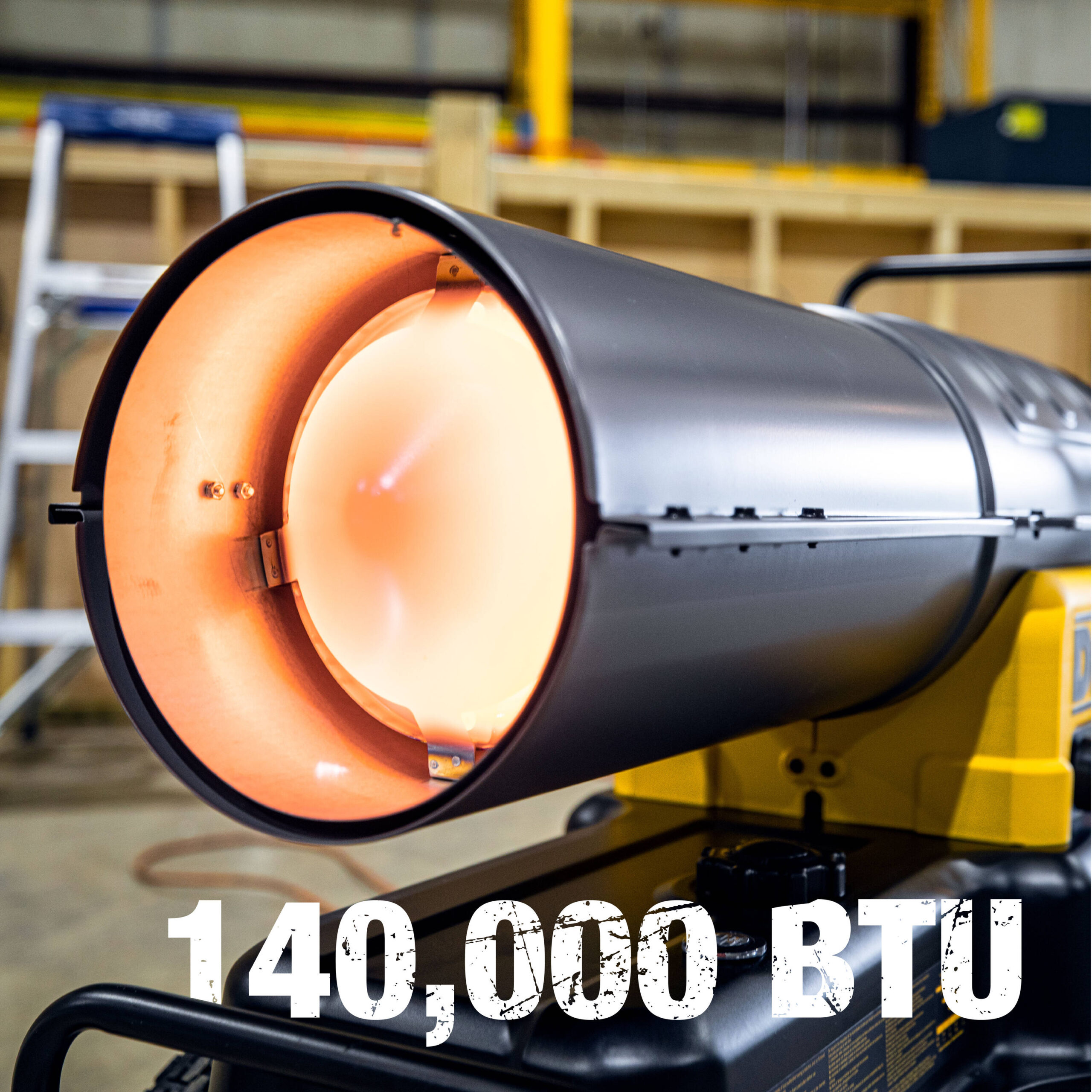 DEWALT 140000 -BTU Forced Air Kerosene Multi-fuel Construction Heater