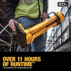 DEWALT 20-volt max 3000 -Lumens LED Battery-operated Rechargeable Stand Work Light 1 -Batteries Included