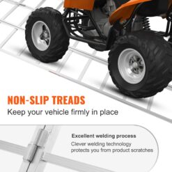 SVOPES 4.5-ft x 6.4-ft 1500-lb Capacity Folding Loading Ramp