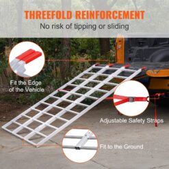 SVOPES 4.5-ft x 6.4-ft 1500-lb Capacity Folding Loading Ramp