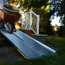 EZ-ACCESS 2.55-ft x 4-ft 1400-lb Capacity Folding Loading Ramp
