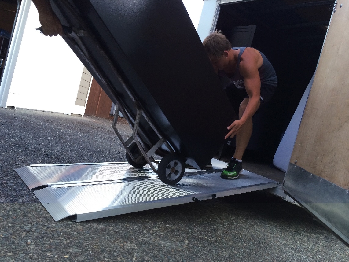 EZ-ACCESS 2.58-ft x 6-ft 1200-lb Capacity Folding Loading Ramp