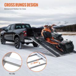 SVOPES 4.51-ft x 7.08-ft 1500-lb Capacity Folding Loading Ramp