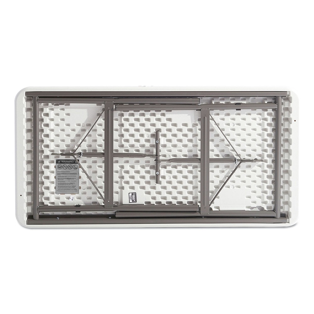 Alera 65600 Platinum Folding Table - 72 inches x 30 inches Rectangular Resin Design
