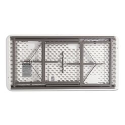 Alera 65600 Platinum Folding Table - 72 inches x 30 inches Rectangular Resin Design