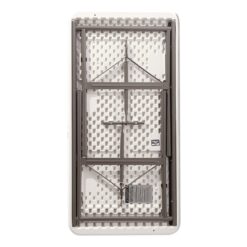 Alera 65600 Platinum Folding Table - 72 inches x 30 inches Rectangular Resin Design