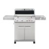 Monument Mesa 415BZ Stainless Steel 4 -Burner Liquid Propane Gas Grill 1 -Side Burner