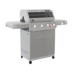 Monument Mesa 415BZ Stainless Steel 4 -Burner Liquid Propane Gas Grill 1 -Side Burner