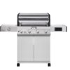 Monument D405 Stainless Steel 4 -Burner Liquid Propane Gas Grill 1 -Side Burner