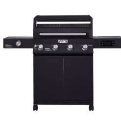 Monument Denali 425 Black 4 -Burner Liquid Propane Gas Grill 1 -Side Burner