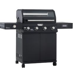 Monument Denali 425 Black 4 -Burner Liquid Propane Gas Grill 1 -Side Burner