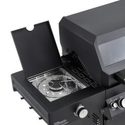 Monument Denali 425 Black 4 -Burner Liquid Propane Gas Grill 1 -Side Burner