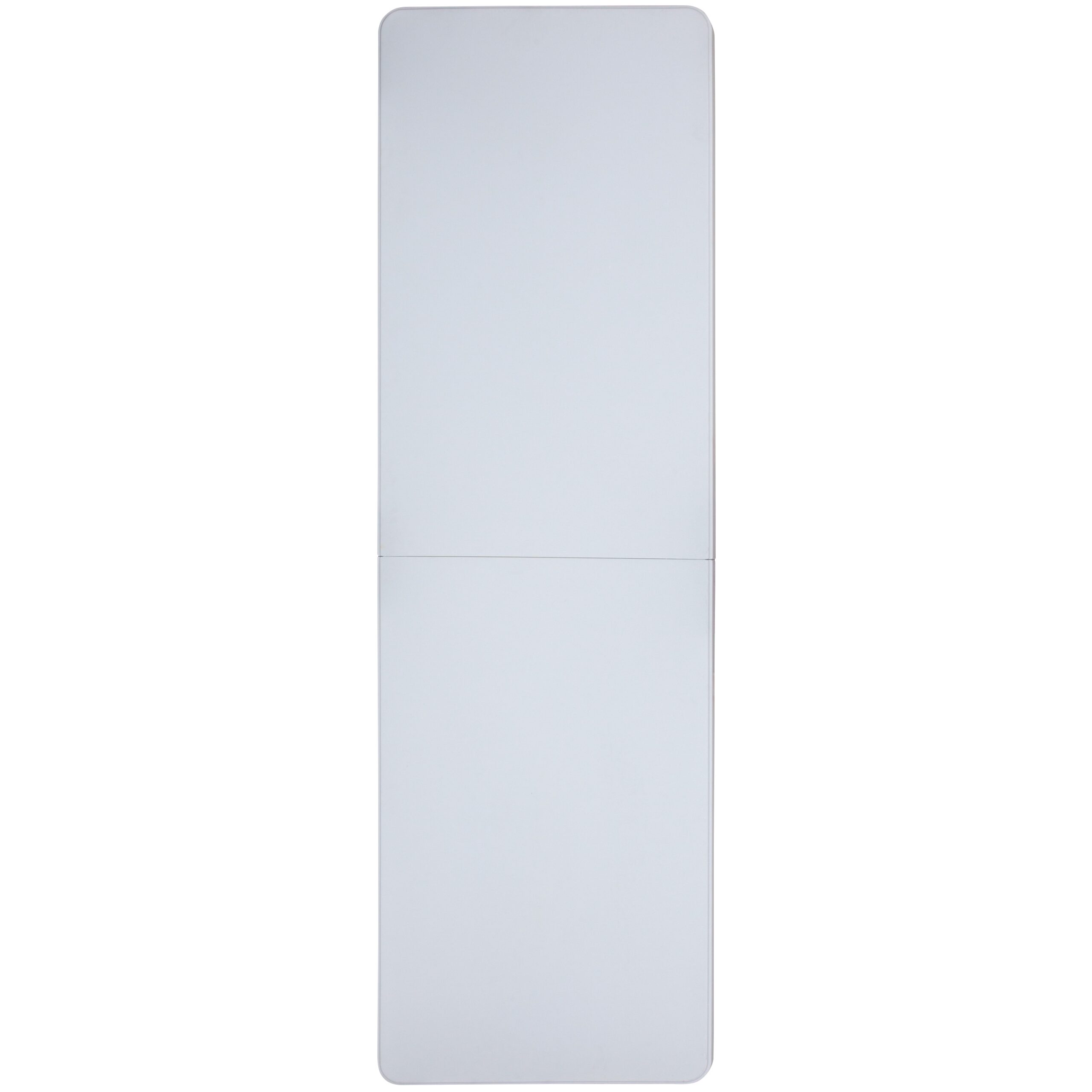 Flash Furniture 2.42-ft x 8-ft Fold-in-Half Indoor Rectangle Plastic White Adjustable Height Folding banquet table 10 -Person