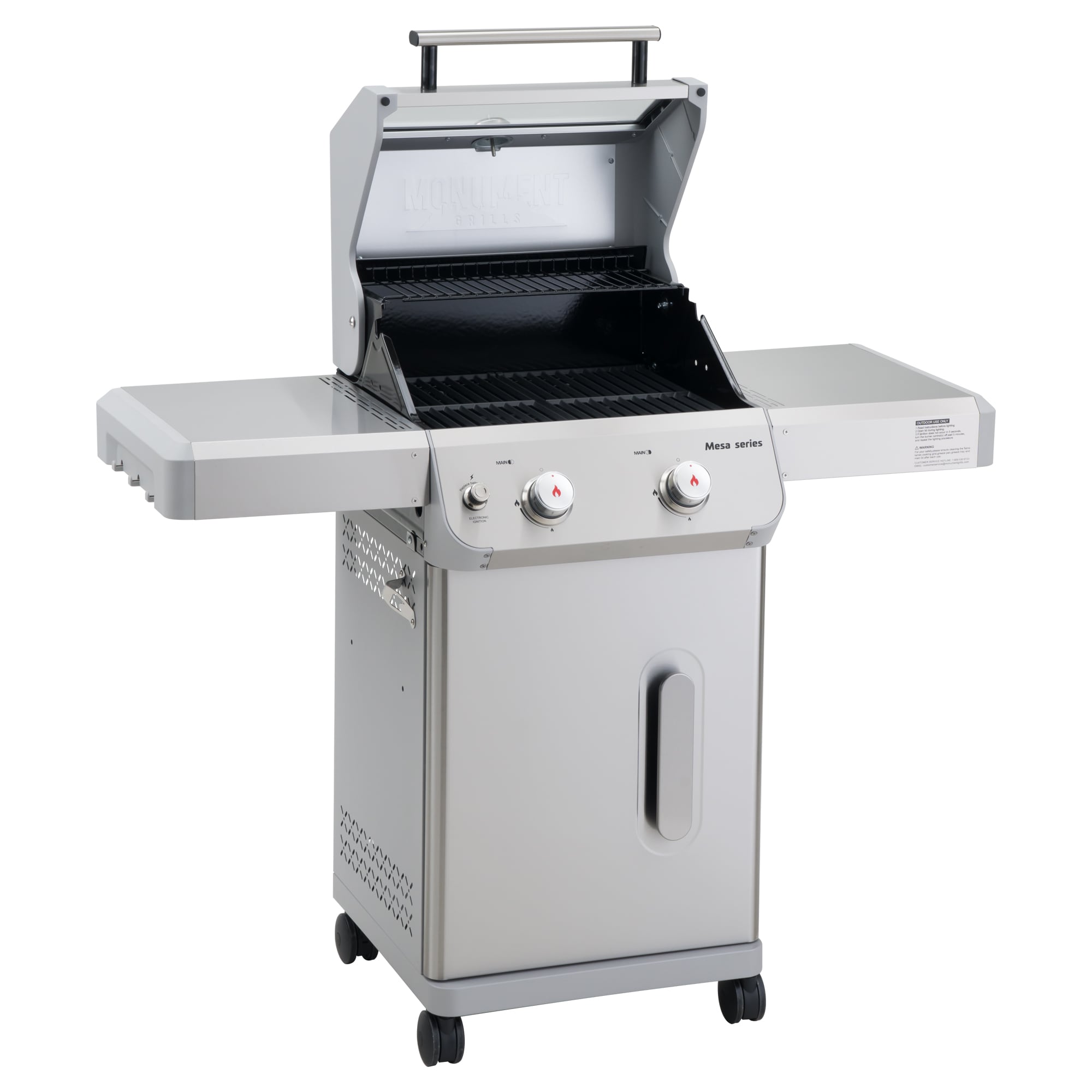 Monument Mesa 200S Stainless Steel 2 -Burner Liquid Propane Gas Grill