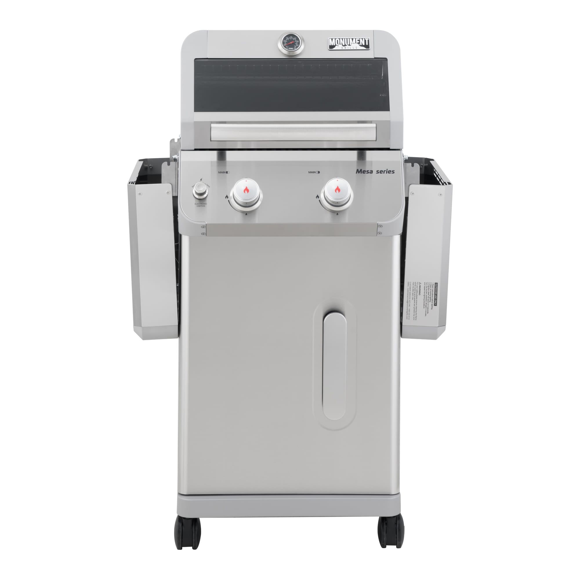 Monument Mesa 200S Stainless Steel 2 -Burner Liquid Propane Gas Grill