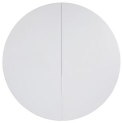 Flash Furniture 5.92-ft x 5.92-ft Fold-in-Half Indoor Round Plastic White Folding banquet table 8 -Person