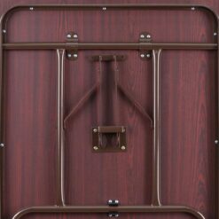 Flash Furniture 2.5-ft x 6-ft Indoor Rectangle Composite Brown Folding banquet table 8 -Person