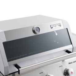 Monument Mesa 305 Stainless Steel 3 -Burner Liquid Propane Gas Grill 1 -Side Burner