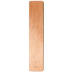 Emma + Oliver 8-Foot Rectangular Wood Folding Training / Seminar Table with Clear Coated Top