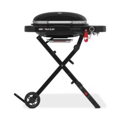 Weber Traveler Compact 240-Sq. in Black Portable Liquid propane Grill