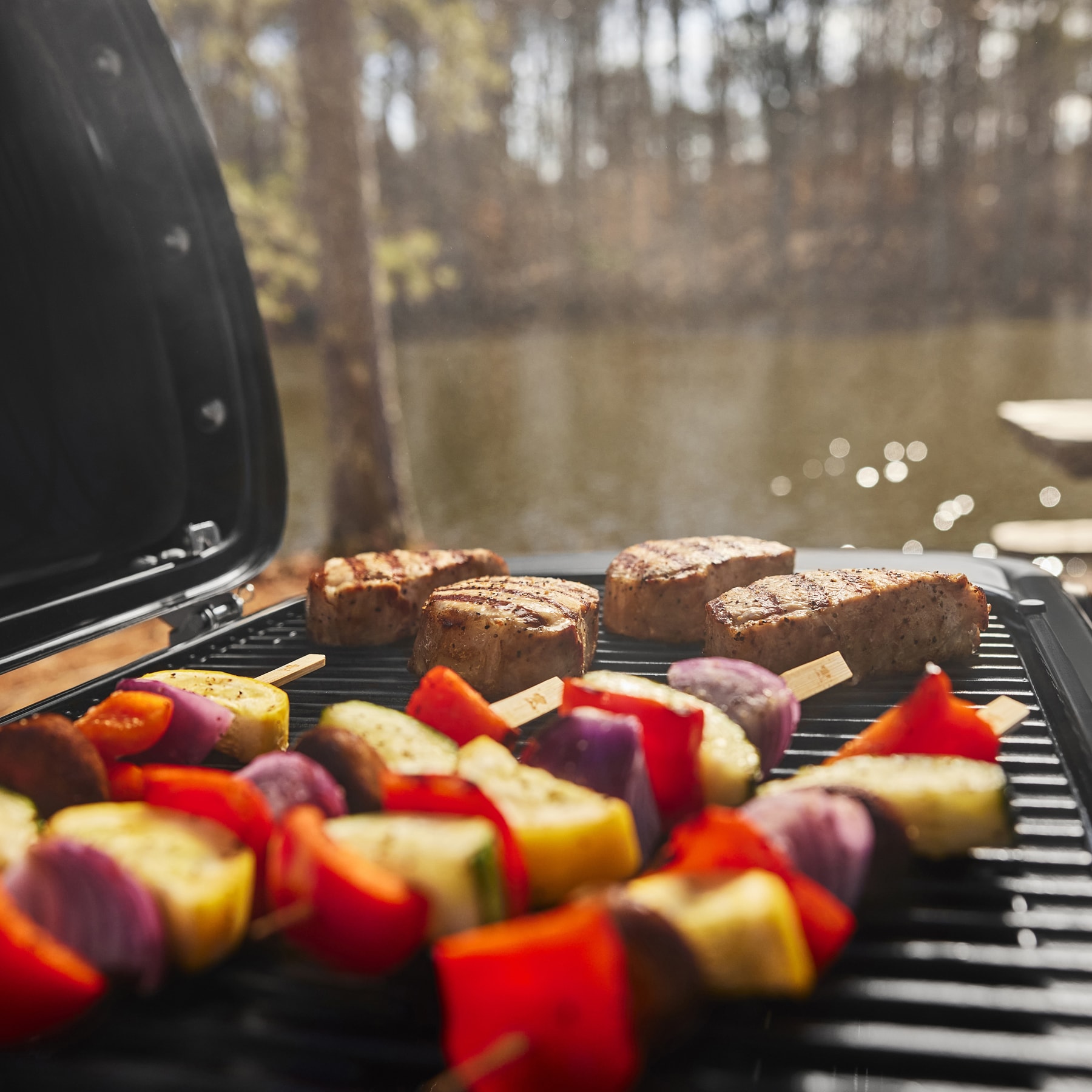 Weber Traveler Compact 240-Sq. in Black Portable Liquid propane Grill