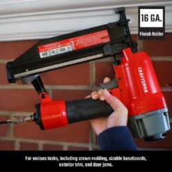 CRAFTSMAN 3 Nailers and 25' Hose Kit 6-Gallon Portable Electric 150 PSI Pancake Air Compressor with Accessories Included