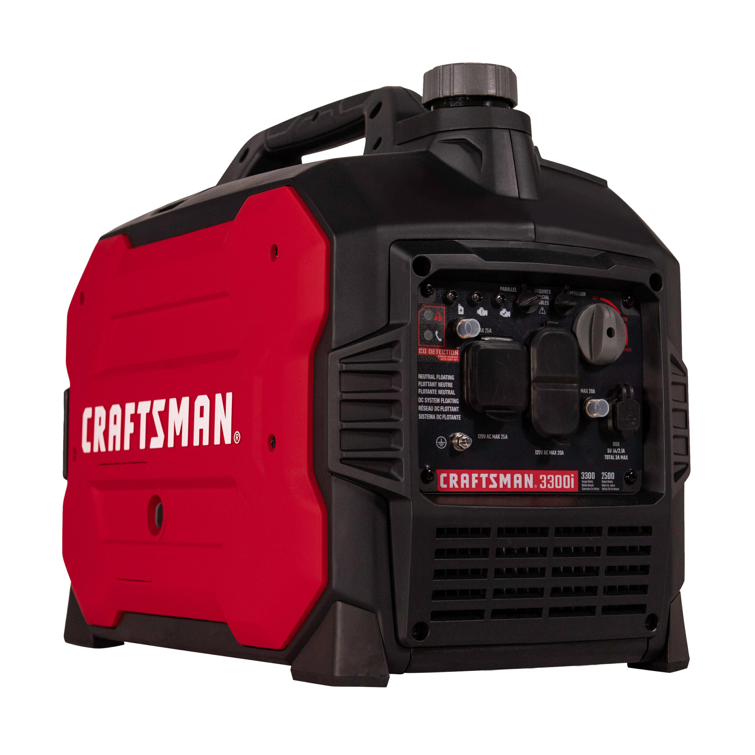 CRAFTSMAN 49 State 3300 -Watt Single Fuel (Gasoline) Inverter Generator