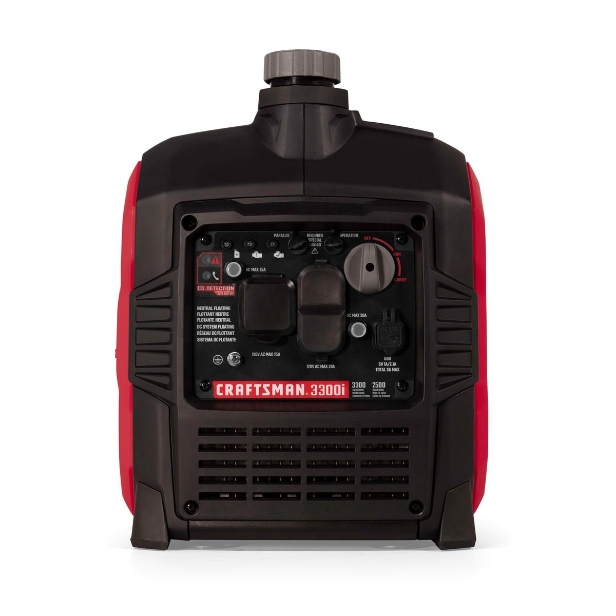 CRAFTSMAN 49 State 3300 -Watt Single Fuel (Gasoline) Inverter Generator