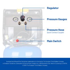 Goodyear 20-Gallon Portable Electric 175 PSI Vertical Air Compressor