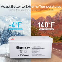 Renogy AGM Battery Rechargeable Sealed lead acid 121000 Generator Batteries