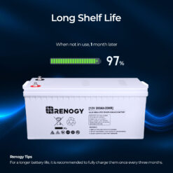 Renogy AGM Battery Rechargeable Sealed lead acid 121000 Generator Batteries