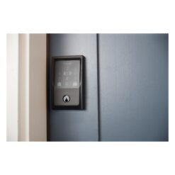 Schlage Encode Plus Century Matte Black Smart Wi-Fi and Bluetooth Touchscreen Keypad Electronic Deadbolt Lock
