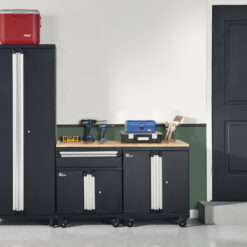 ClosetMaid ProGarage 26.8-in W x 32.7-in H x 18-in D Freestanding Steel Garage Cabinet in Black
