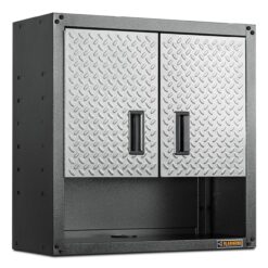 Gladiator Ready-to-Assemble 3/4 Door Wall GearBox 28-in W x 28-in H x 12-in D Wall-mounted Steel Garage Cabinet in Gray