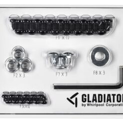 Gladiator Ready-to-Assemble 3/4 Door Wall GearBox 28-in W x 28-in H x 12-in D Wall-mounted Steel Garage Cabinet in Gray