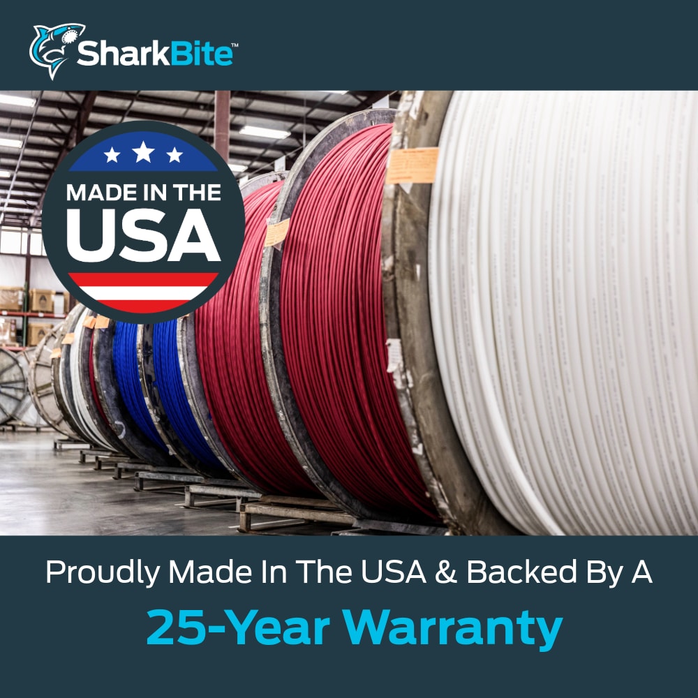 SharkBite 1/2-in x 1000-ft Orange PEX-C Pipe With Oxygen-Barrier For Rant Heating