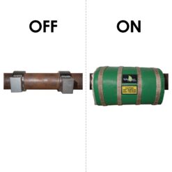 UniTherm 1-in x 4.1-ft Fiberglass Pipe wrap insulation for 14-in Pipe