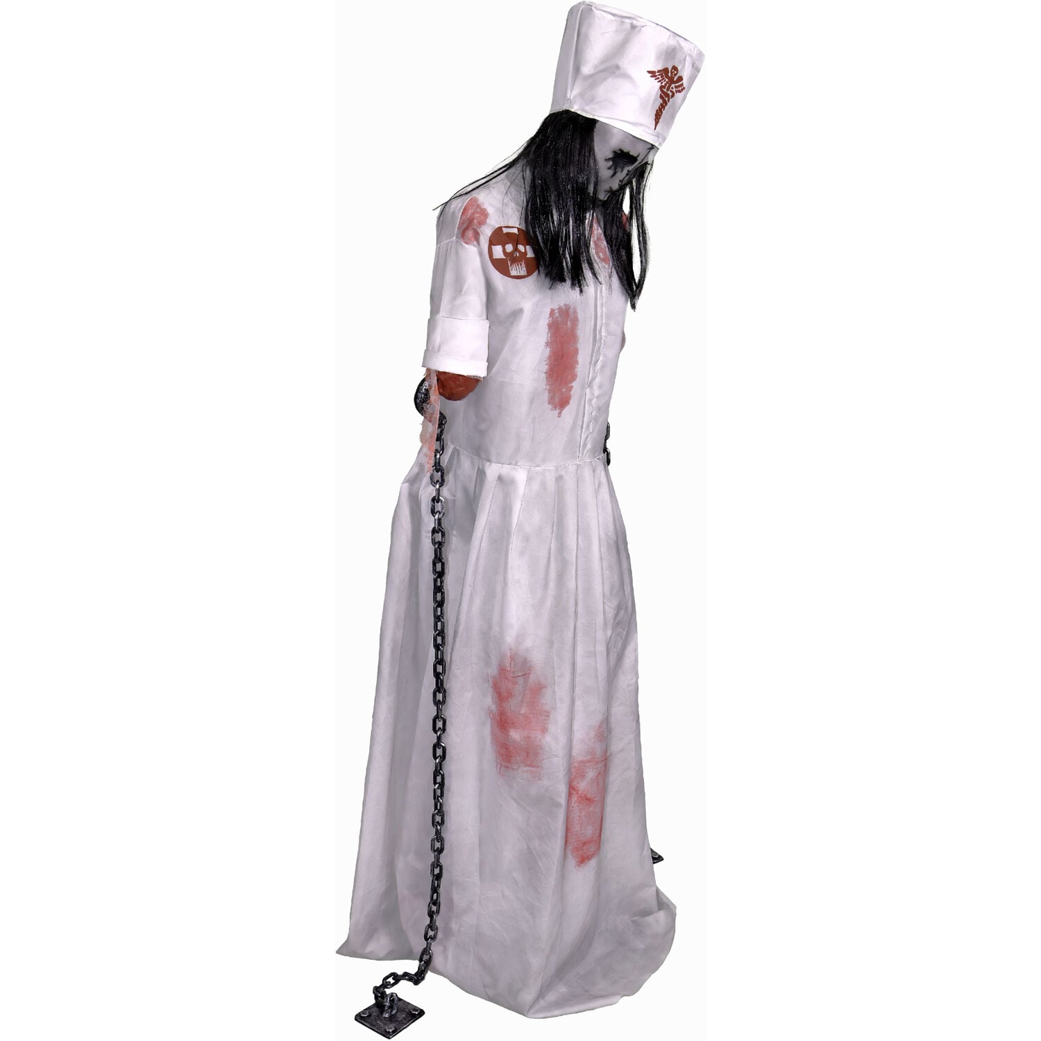 Haunted Hill Farm 5.25-ft Freestanding Motion Activated Moaning Animatronic