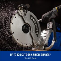Kobalt 12-in Cordless Concrete Saw