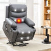 Qeetex Oversized Power Lift Recliner Chair for Elderly Electric Reclining Sofa