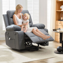Qeetex Oversized Power Lift Recliner Chair for Elderly Electric Reclining Sofa