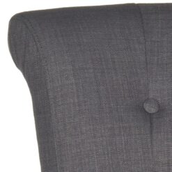 Safavieh Charcoal 25.7-in H Counter height Upholstered Wood Bar Stool