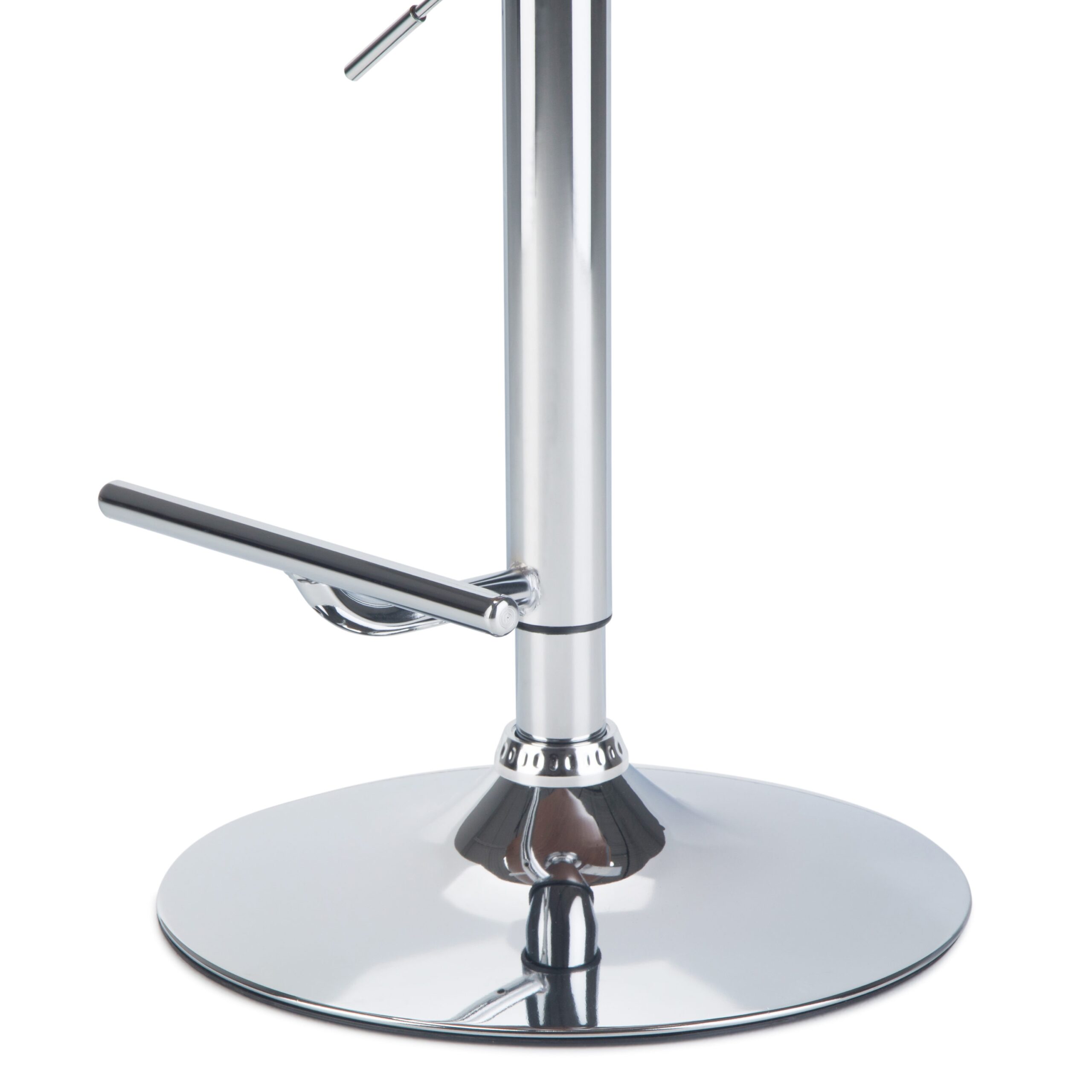 Simpli Home Denim Blue 24.8-in H Counter height Upholstered Swivel Metal Bar Stool